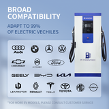 High Quality AONENG 180 kw DC Fast 7-inch LCD Touchscreen CE Floor Standing Car EV Charging Station