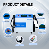 AONENG Portable Mobile DC 30kw EV Charging Station Electric Car Vehicle E V Charging Stations