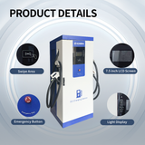 High Quality AONENG 180 kw DC Fast 7-inch LCD Touchscreen CE Floor Standing Car EV Charging Station